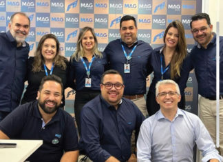 MAG visita corretores de seguros de Franca Líderes da MAG Seguros visitam unidade de negócio e transmitem conhecimentos a corretores